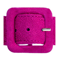 Flocked pink buckle by devanet